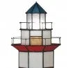 Dekorativní stolní lampa Tiffany LIGHTHOUSE 21×56 cm E14/max 2*25W - fotografie 2