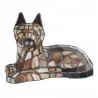 Dekorativní stolní lampa Tiffany DOG 25 × 13 × 17 cm E14 / max. 25 W - fotografie 2