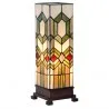 Stolní lampa Tiffany SQUARE 12 × 12 × 35 cm E14 / max. 40 W - fotografie 1