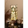 Stolní lampa Tiffany SQUARE 12 × 12 × 35 cm E14 / max. 40 W - fotografie 4