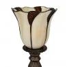 Stolní lampa Tiffany WHITE TULIP Ø 16 × 32 cm E14 / max. 25 W - fotografie 3