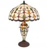 Stolní lampa Tiffany HEMISPHERE Ø 40×60 cm E27/max 2*60W / E14/max 1*15W - fotografie 1