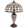 Stolní lampa Tiffany HEMISPHERE Ø 40×60 cm E27/max 2*60W / E14/max 1*15W - fotografie 2
