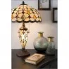 Stolní lampa Tiffany HEMISPHERE Ø 40×60 cm E27/max 2*60W / E14/max 1*15W - fotografie 5