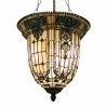 Závěsná lampa Tiffany ART DECO Ø 41 × 126 cm E27 / max. 3 × 60 W - fotografie 1