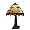 Stolní lampa Tiffany 23×23×38 cm E14/max 1x40W - fotografie 1