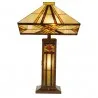 Stolní lampa Tiffany BROWN CHARM 42 × 42 × 71 cm E27 / max. 2 × 60 W E14 / max. 15 W - fotografie 1