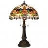 Stolní lampa Tiffany ROSE Ø 41 × 67 cm E27 / max. 2 × 60 W - fotografie 1
