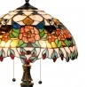Stolní lampa Tiffany ROSE Ø 41 × 67 cm E27 / max. 2 × 60 W - fotografie 2