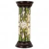 Sloupová lampa Tiffany FLOWERS Ø 31×78 cm E27/max 1*60W - fotografie 1