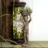 Sloupová lampa Tiffany FLOWERS Ø 31×78 cm E27/max 1*60W - fotografie 5