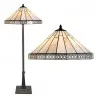 Stojací lampa Tiffany ART DECO TRIANGLE Ø 50 × 164 cm 2x E27 / max. 60 W - fotografie 1