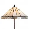 Stojací lampa Tiffany ART DECO TRIANGLE Ø 50 × 164 cm 2x E27 / max. 60 W - fotografie 3