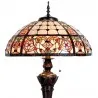 Stojací lampa Tiffany ROSE Ø 57×166 cm E27/max 3*60W – fotografie 3