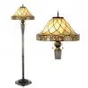 Stojací lampa Tiffany VINTAGE NIGHT Ø 46 × 168 cm E27 / max. 2 × 60 W - fotografie 1