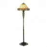 Stojací lampa Tiffany VINTAGE NIGHT Ø 46 × 168 cm E27 / max. 2 × 60 W - fotografie 2