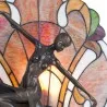 Dekorativní Stolní lampa Tiffany WOMAN 35 × 15 × 44 cm E14/40w - fotografie 3