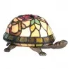 Dekorativní stolní lampa Tiffany TURTLE 22 × 15 × 13 cm E14 / max. 15 W - fotografie 1