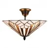 Stropní lampa Tiffany COZY NIGHT Ø 40×28 cm E14/max 2*40W - fotografie 1