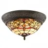 Stropní lampa Tiffany HEMISPHERE Ø 38 × 20 cm E14 / max. 2 × 40 W - fotografie 1