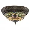Stropní lampa Tiffany HEMISPHERE Ø 38 × 20 cm E14 / max. 2 × 40 W - fotografie 2