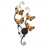 Dekorativní nástěnná lampa Tiffany BUTTERFLIES 32 × 68 cm G4/ 4 × 2 W - fotografie 1