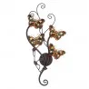 Dekorativní nástěnná lampa Tiffany BUTTERFLIES 32 × 68 cm G4/ 4 × 2 W - fotografie 2