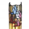 Dekorativní stolní lampa Tiffany FLOWERS 10 × 10 × 33 cm E14 / max. 25 W - fotografie 3