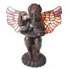 Dekorativní stolní lampa Tiffany ANGEL 33 × 21 × 33 cm E14 / max. 2 × 25 W - fotografie 1