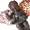 Dekorativní stolní lampa Tiffany ANGEL 33 × 21 × 33 cm E14 / max. 2 × 25 W - fotografie 3