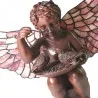 Dekorativní stolní lampa Tiffany ANGEL 33 × 21 × 33 cm E14 / max. 2 × 25 W - fotografie 4