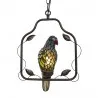 Dekorativní závěsná lampa Tiffany PARROT 40 × 26 × 86 cm E14 / max. 25 W - fotografie 1