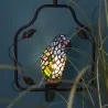 Dekorativní závěsná lampa Tiffany PARROT 40 × 26 × 86 cm E14 / max. 25 W - fotografie 7