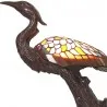 Dekorativní stolní lampa Tiffany BIRD 21 × 21 × 53 cm E14 / max. 25 W - fotografie 3