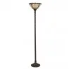 Stojací lampa Tiffany RECTANGLE Ø 38 × 186 cm E27 / max. 60 W - fotografie 4