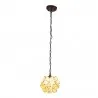 Závěsná lampa Tiffany SUMMER BLOOM 21 × 21 × 17/90 cm E14 / max. 40 W - fotografie 2