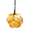 Závěsná lampa Tiffany SUMMER BLOOM 21 × 21 × 17/90 cm E14 / max. 40 W - fotografie 3