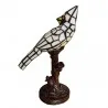 Dekorativní stolní lampa Tiffany BIRD 15 × 12 × 33 cm E14 / max. 25 W - fotografie 2
