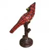 Dekorativní stolní lampa Tiffany BIRD 15 × 12 × 33 cm E14 / max. 25 W - fotografie 2