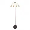 Stojací lampa Tiffany THE WHITE SUN Ø 46 × 166 cm E27 / max. 2 × 60 W - fotografie 2