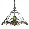 Závěsná lampa Tiffany VINTAGE TEARDROP Ø 31 × 107 cm E27 / max. 40 W - fotografie 4