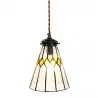 Závěsná lampa Tiffany VINTAGE STREET Ø 15 × 115 cm E14 / max. 25 W - fotografie 3