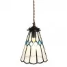 Závěsná lampa Tiffany VINTAGE STREET Ø 15 × 115 cm E14 / max. 25 W - fotografie 3