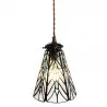 Závěsná lampa Tiffany EARLY MORNING Ø 15 × 115 cm E14 / max. 25 W - fotografie 3