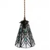Závěsná lampa Tiffany EARLY MORNING Ø 15 × 115 cm E14 / max. 25 W - fotografie 4