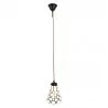 Závěsná lampa Tiffany DOTTY WHITE Ø 15 × 115 cm E14 / max. 25 W - fotografie 5