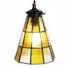 Závěsná lampa Tiffany DARK SUNFLOWER Ø 15 × 115 cm E14 / max. 25 W - fotografie 1