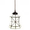 Závěsná lampa Tiffany THUNDER Ø 15 × 115 cm E14 / max. 25 W - fotografie 3