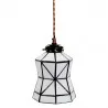 Závěsná lampa Tiffany THUNDER Ø 15 × 115 cm E14 / max. 25 W - fotografie 4
