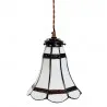 Závěsná lampa Tiffany BRIGHT WINTER Ø 15 × 115 cm E14 / max. 25 W - fotografie 4